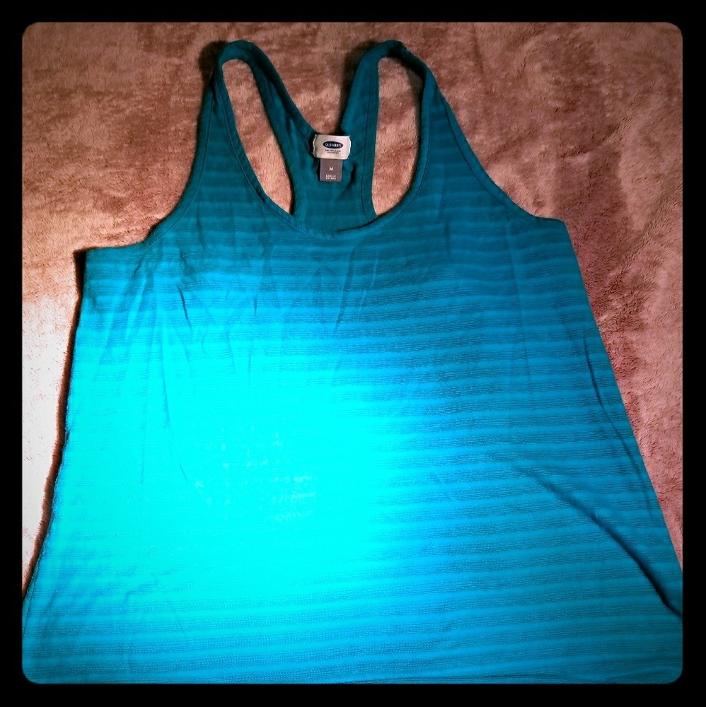 Old navy teal tank top